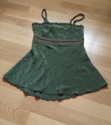 Bluzka /top jedwab,haft