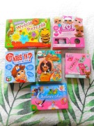 Gry planszowe edukacyjne zestaw 6 sztuk gier