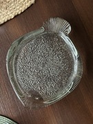 Flądra patera szklana Retro 