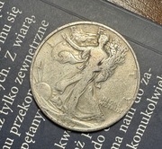 USA Half Dollar 1937 Walking Liberty 1/2$ Srebro 