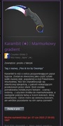 Karambit  Marmurkowy gradient