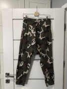 Spodnie damskie dresowe Wiya moro obniżony krok rozmiar uniwersalny