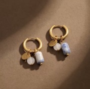 Kolczyki zawieszki kamien naturalny