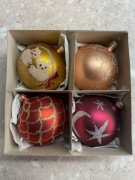 Bombki choinkowe klasyczne 10cm 4 sztuki