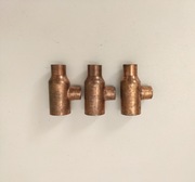 Trójnik miedziany redukcyjny 35x22x22 3szt