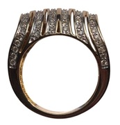 Pierścionek - 14K Zloto-Diamenty 0,5kt