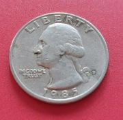 Moneta 1/4 dolara Quarter Dollar USA - 1985