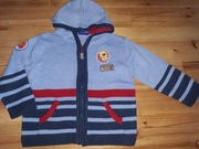 Zasuwany sweterek z kapturem Bob Budowniczy 110