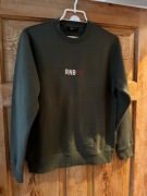 Carry Bluza męska M zielona z nadrukiem z przodu bawełna