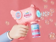 Pistolet do Baniek Mydlanych Cute Bubble – Różowy 