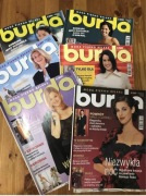 Burda 2001 V, VII, VIII, IX, XI, XII, wykroje 