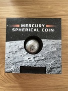 Moneta srebrna sferyczna Mercury 5$ Barbados 2022 Ag 999 1oz Spherical coin