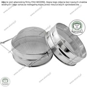 Sito do miodu podwójne wypukłe śr. 20cm filtr do miodu cedzak cedzidło