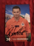 Autograf Robert Kolendowicz Zagłębie Lubin 