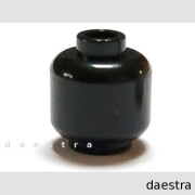 LEGO 3626c GŁOWA BEZ NADRUKU czarny