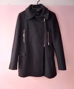 Wyprzedaż Płaszczyk damski czarny roz.S wymiary opis