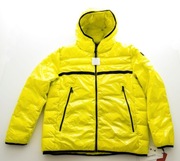 Męska kurtka pikowana zima kaptur seledynowa CALVIN KLEIN roz.XL