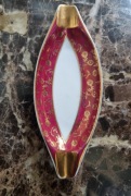 Zabytkowa , sygnowana porcelana w kształcie  gondoli z 1952r.Vintage Turcja