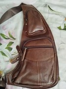 Miejska torba męska na ramię nerka typu crossbody na klatkę piersiową