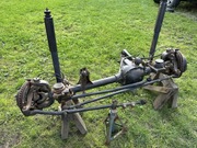 Most przedni przód Jeep Wrangler JK kompletny uszkodzony