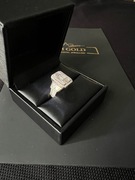 PIERŚCIONEK ZŁOTY Z DIAMENTAMI INVISIBLE BIG – CERTYFIKAT HRD ANTWERP
