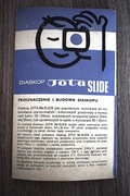 Instrukcja do rzutnika , diaskopu - ,, JOTA  B6 Slide  - 1975 r. PRL