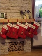 Skarpeta Świąteczna na prezenty z imieniem 