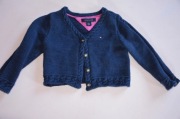 sweter Tommy Hilfiger 80-86 cm/18 mc granatowy