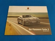 2012 Porsche Panamera Turbo S Prospekt niemiecki 36 stron