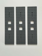 LEGO – podstawki pod pociąg (3 sztuki) | Stan bardzo dobry |