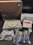 Konsola Sony PlayStation 1 scph-1000 KISARAZU s-video+biohazard, RODZYNEK