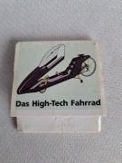 Zapałki kolekcjonerskie Niemieckie  z rowerem.