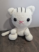 Kotek na szydełku, handmade, prezent 