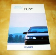 Prospekt Hyundai Pony 1992