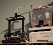 Drukarka 3D Ender 3 S1 + suszarka filamentu na 4 szpule + obudowa + dodatki