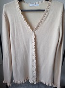 Sweterek damski S/M beżowy 