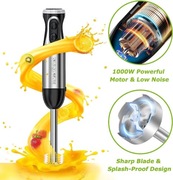 Bonsenkitchen HB3203 elektryczny blender immersyjny (czarny) *6