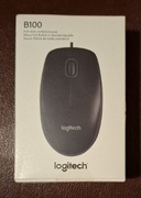 LOGITECH mysz USB - B100 - SZARA lub CZARNA.