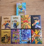 Karty pokemon czarne, złote, srebrne, różowe, tęczą, kolorowe.