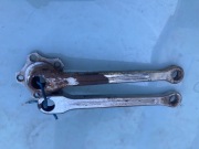 zabytkowy rower korby 