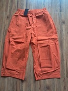 nowe bawełniane pomarańczowe spodnie uoozee rozmiar L 