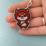 Brelok shiba inu ręcznie wykonany