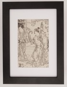 W obronie honoru gejszy - drzeworyt japoński XIXw