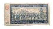 Banknot Czechy i Morawy - 100 koron - 1940