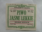 Etykieta Polska -  napoje PRL 12 ^