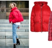 Puchowa kurtka naturalny puch r42/44