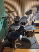 Perkusja GRV akustyczna ciche naciągi i talerze nowa