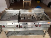 Płyta grillowa, frytkownica, bemar gazowy