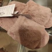 Kapcie damskie Cleve 38-39 stopa 25.5 cm podobne do futerka króliczka 