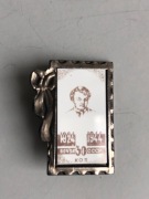 Znaczek na odznace 20 lat od śmierci Lenina,lustro